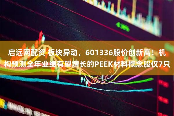 启远网配资 板块异动，601336股价创新高！机构预测全年业绩有望增长的PEEK材料概念股仅7只